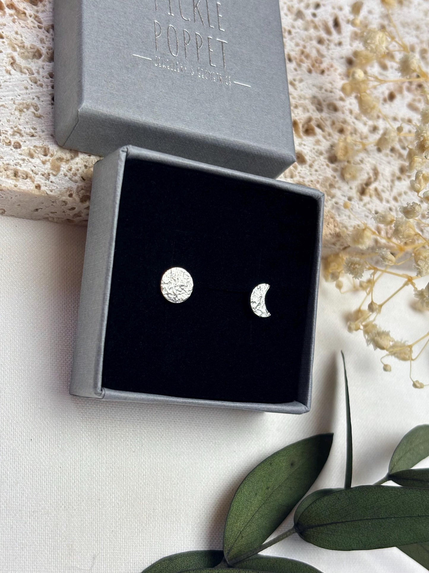 Lunar Stud Earrings