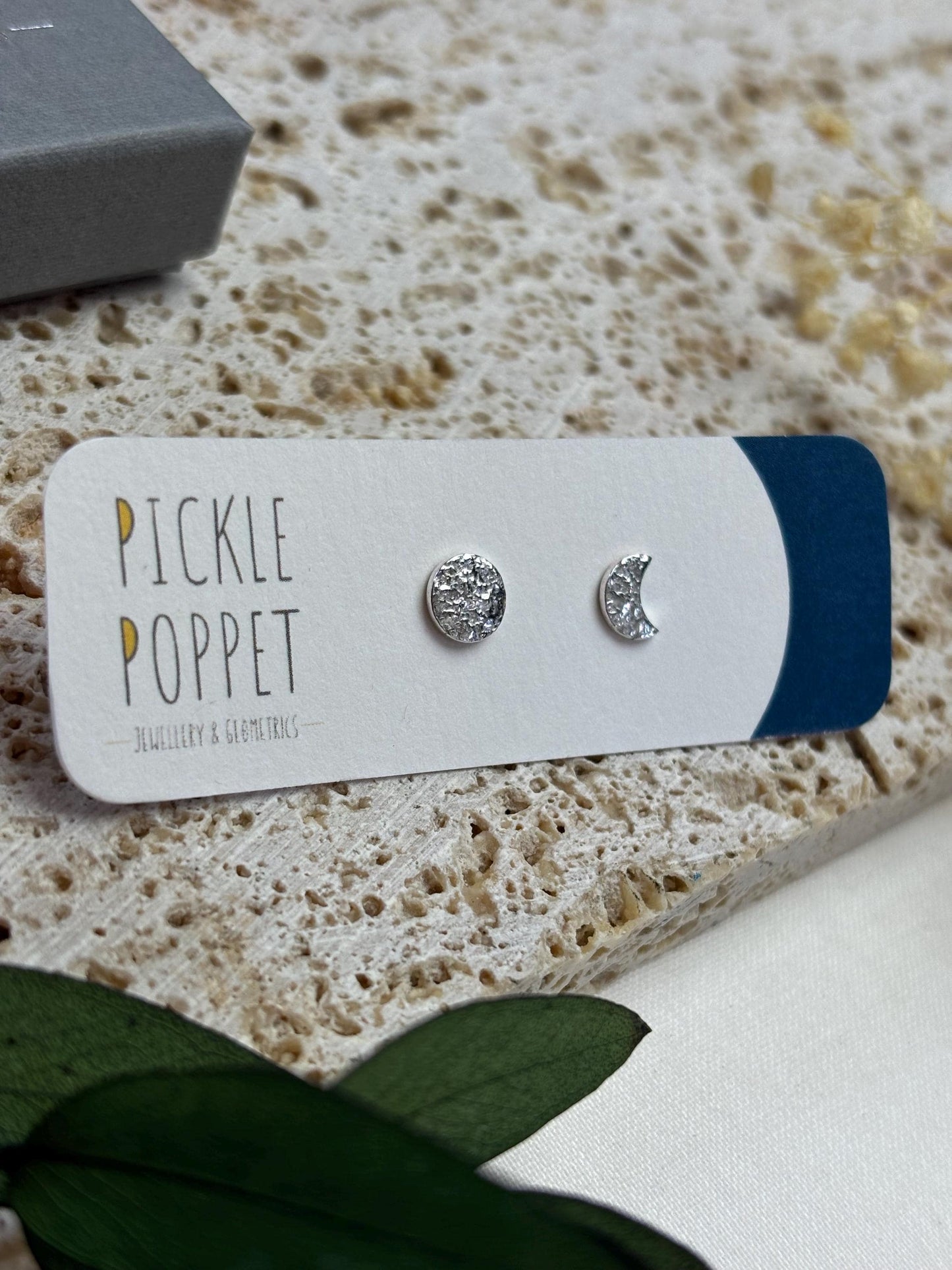 Lunar Stud Earrings
