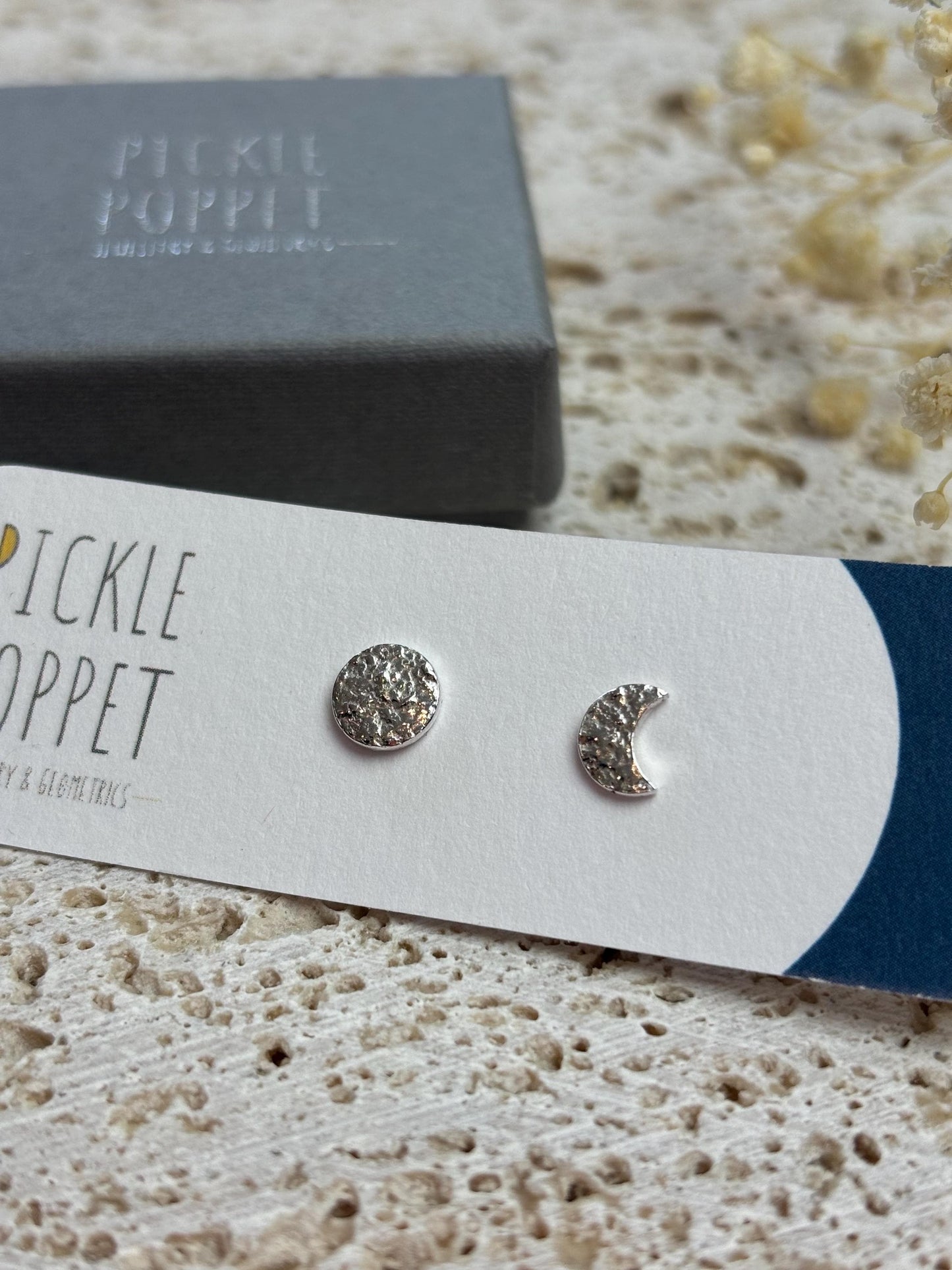 Lunar Stud Earrings