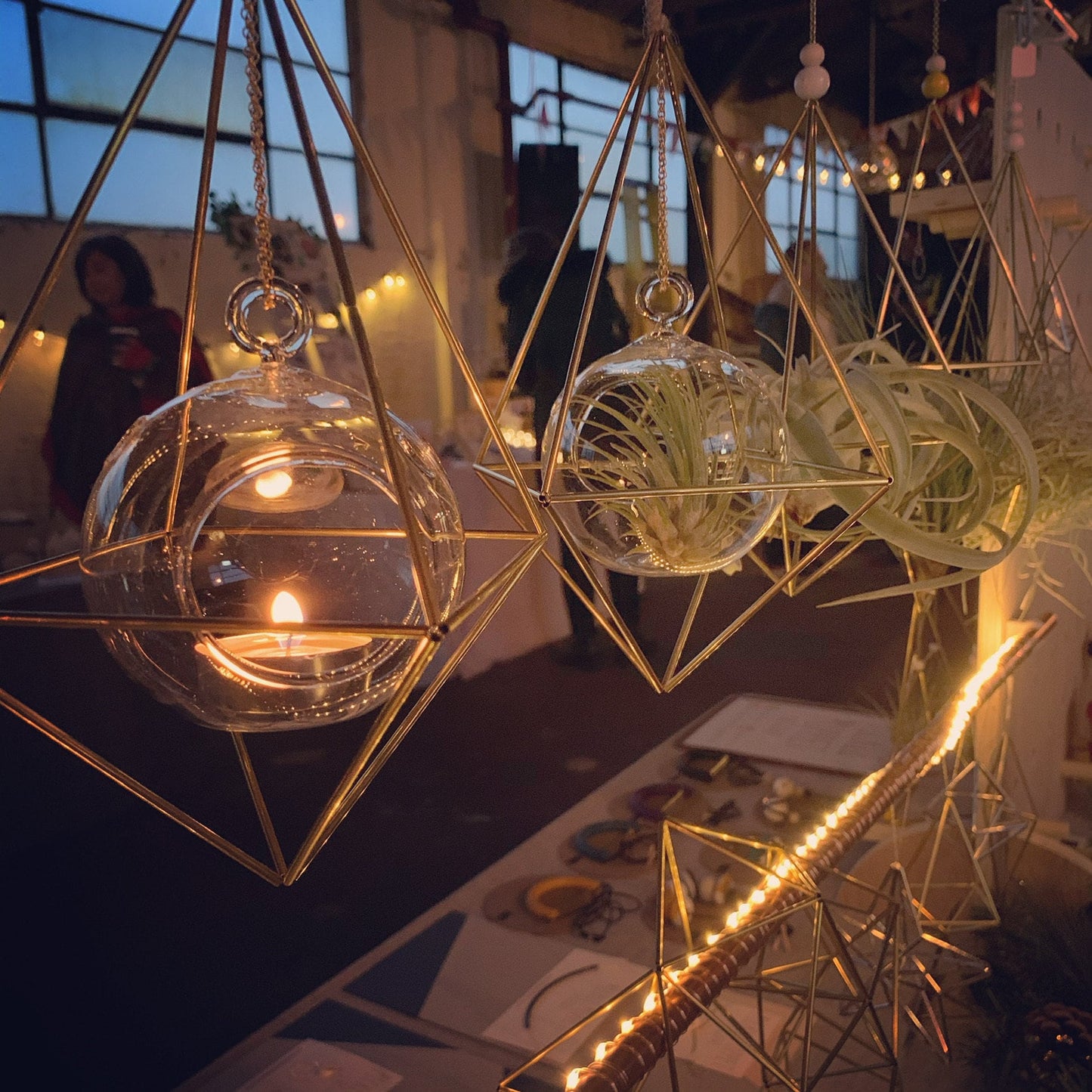 Geometric Air Plant/Tea light Hanger