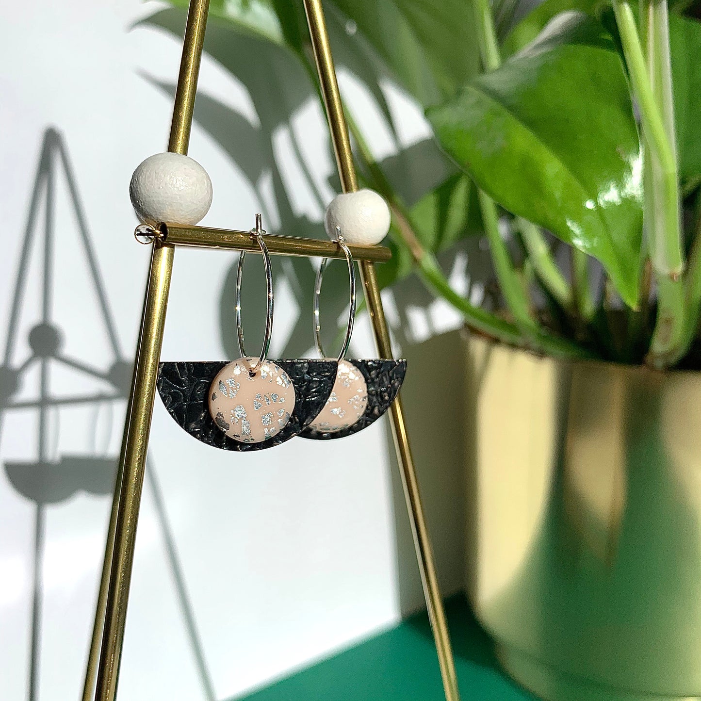 Black & Blush ‘Wear 3 Ways’ Earrings