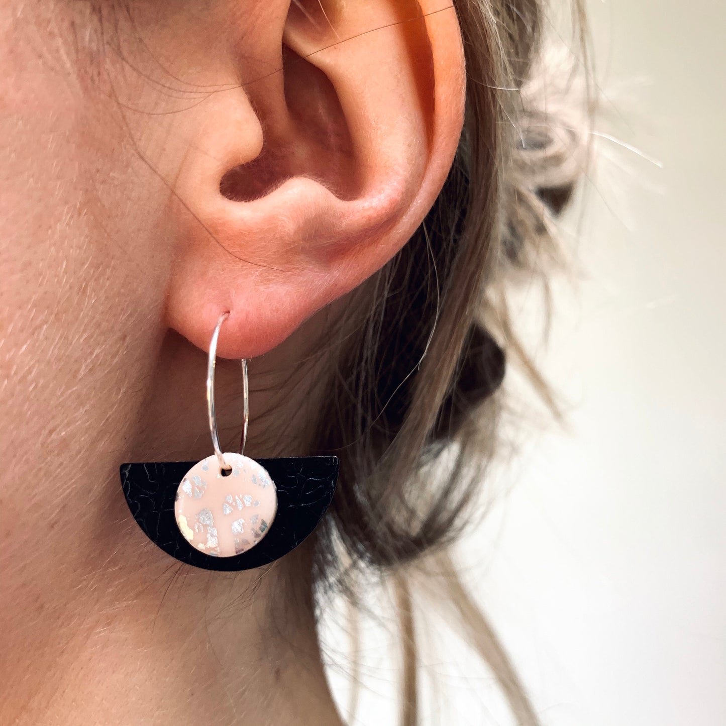 Black & Blush ‘Wear 3 Ways’ Earrings