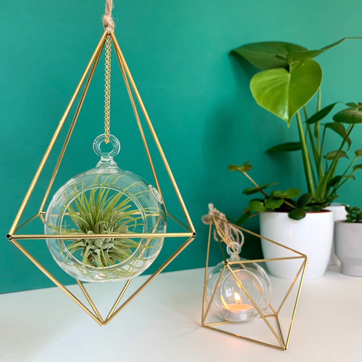 Geometric Air Plant/Tea light Hanger
