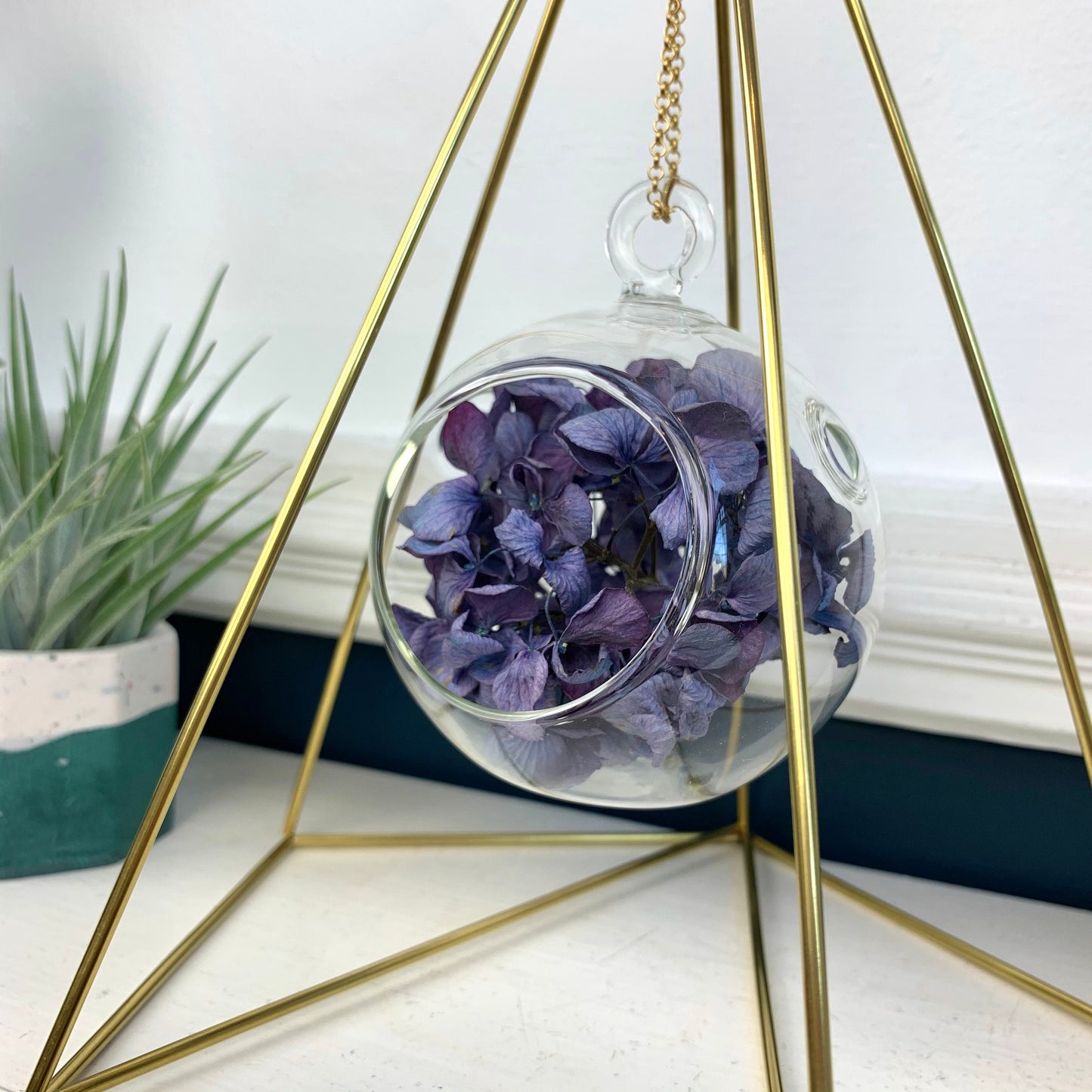 Standing Geometric Air Plant/Tea Light Holder