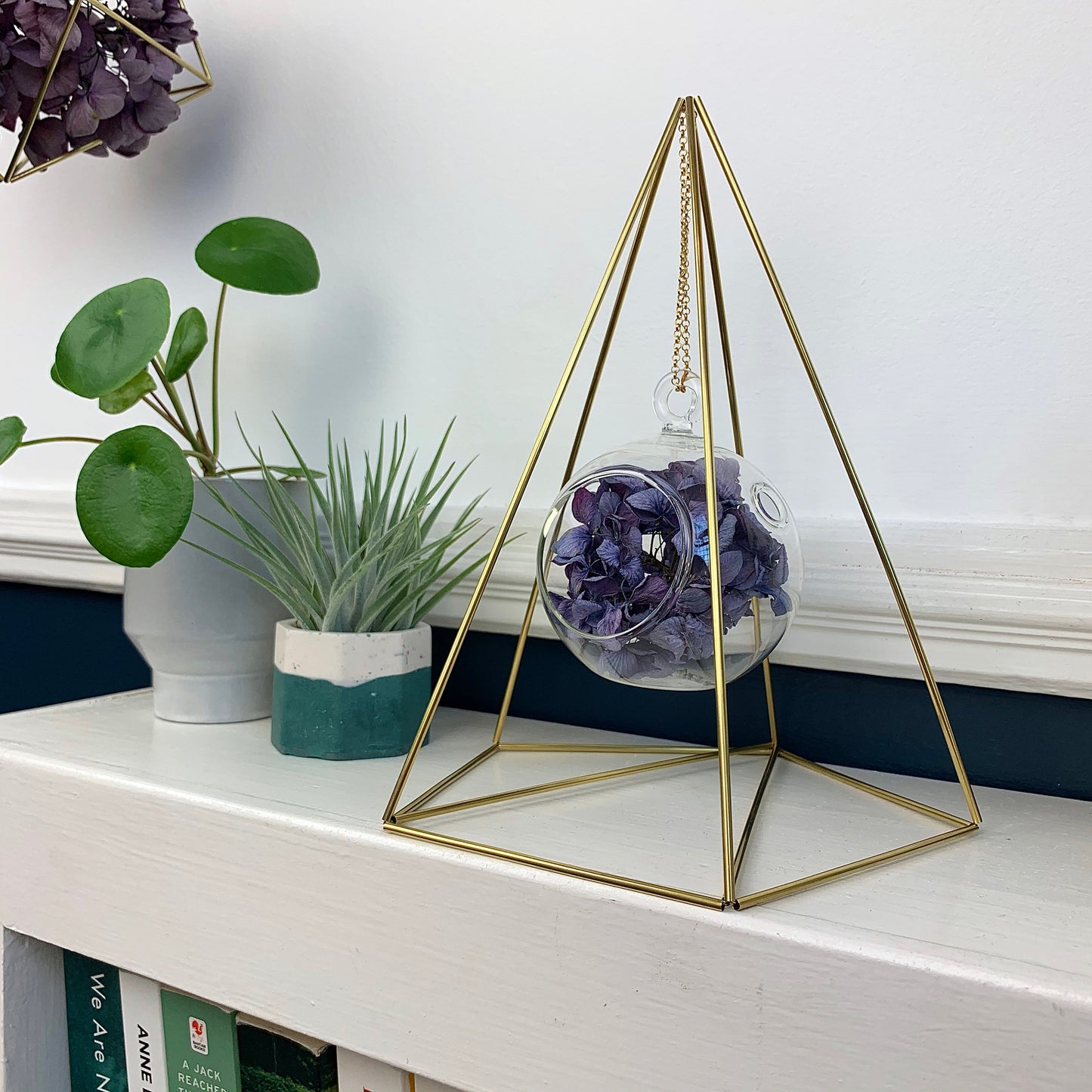 Standing Geometric Air Plant/Tea Light Holder