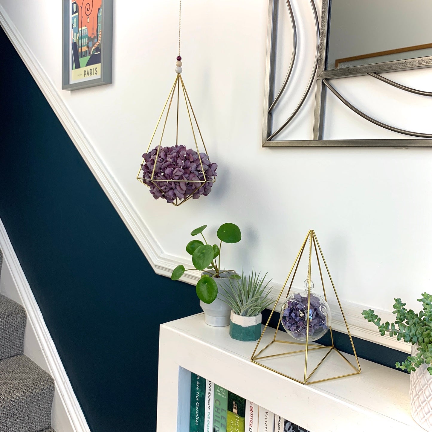 Standing Geometric Air Plant/Tea Light Holder