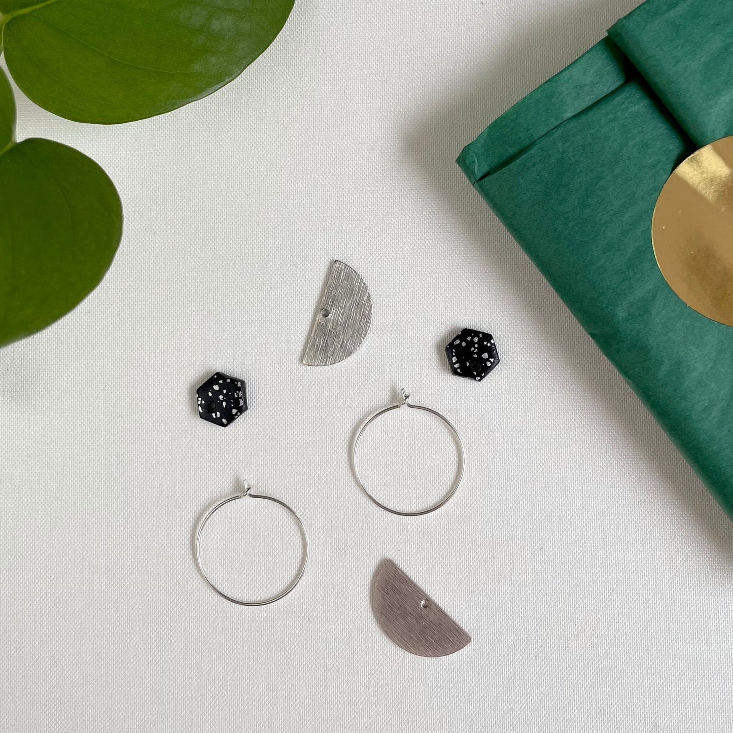 Black & Silver ‘Wear 3 Ways’ Earrings