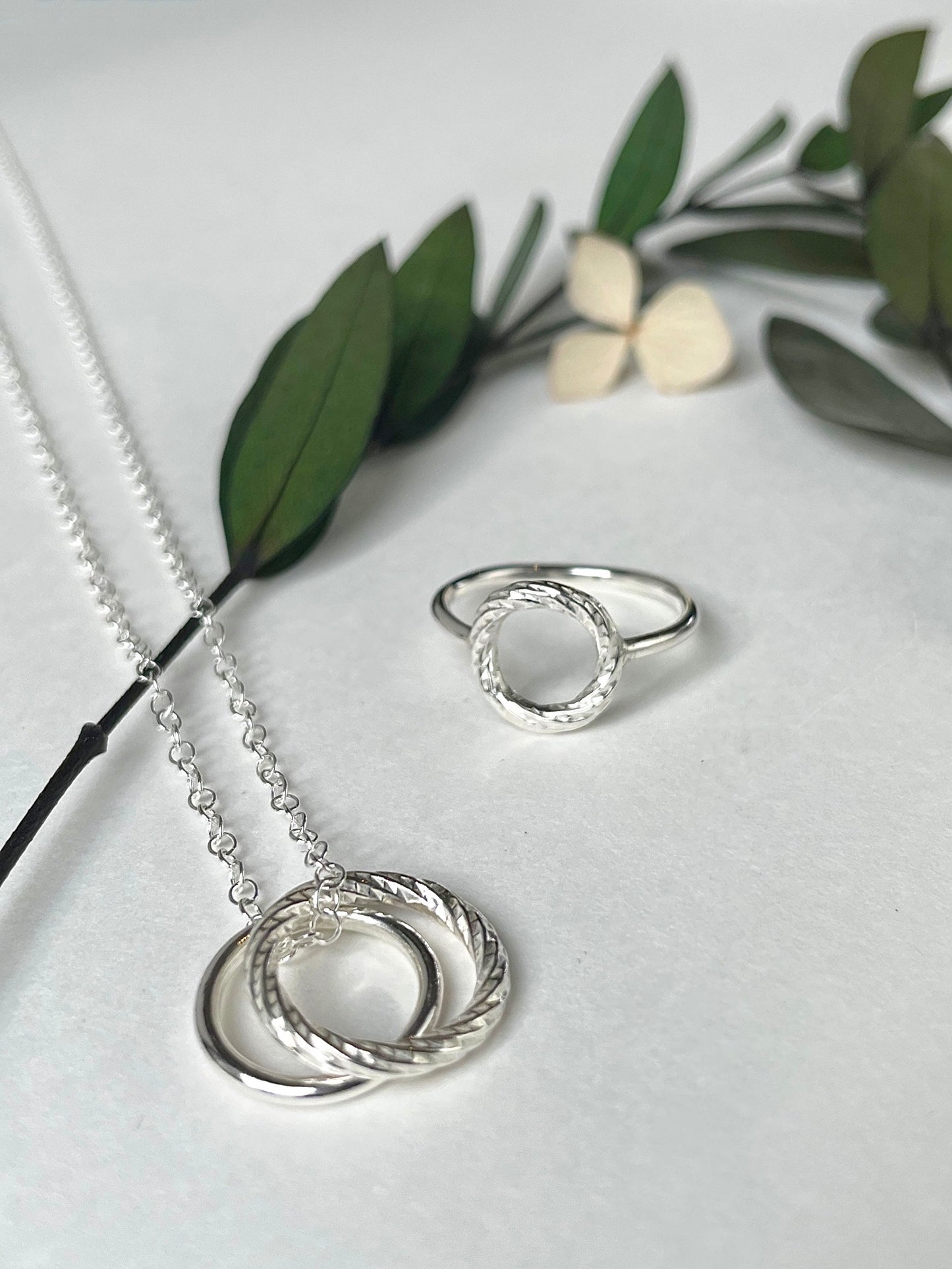 Silver Full Circle Ring