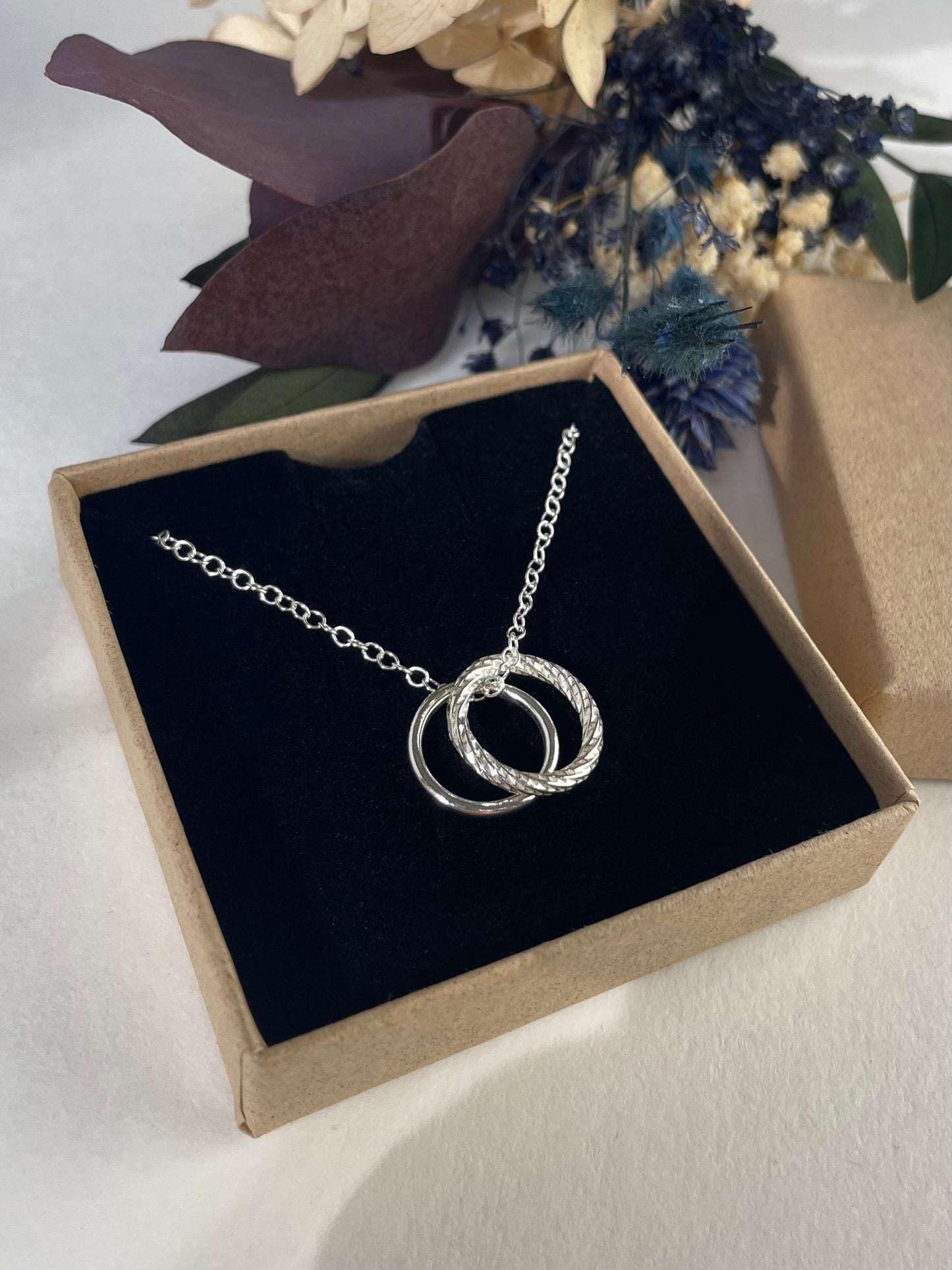 Silver Full Circle Necklace