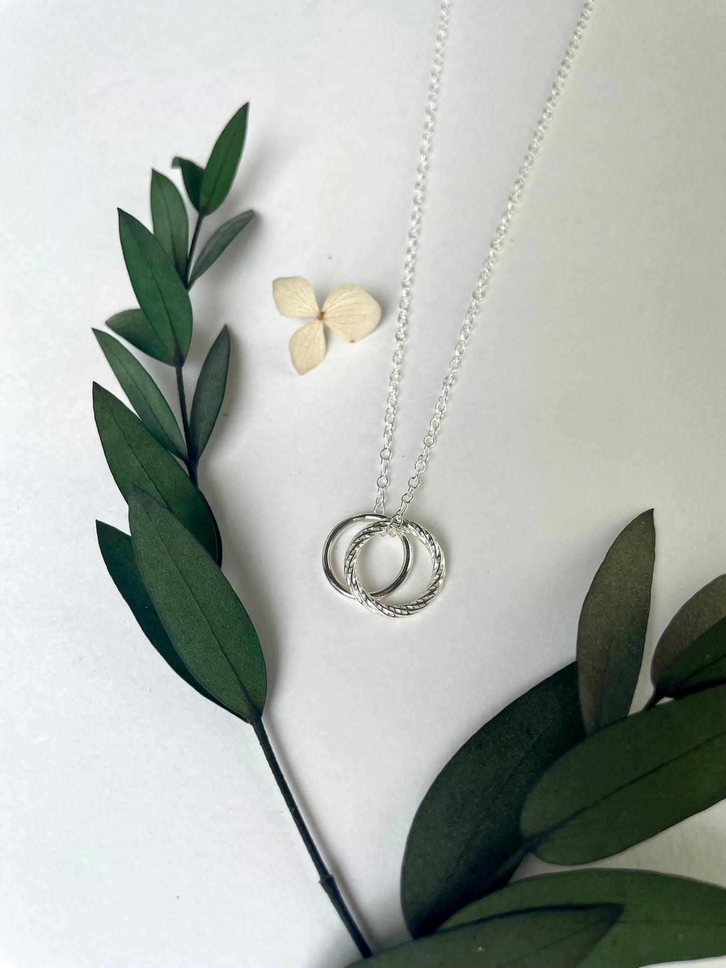 Silver Full Circle Necklace
