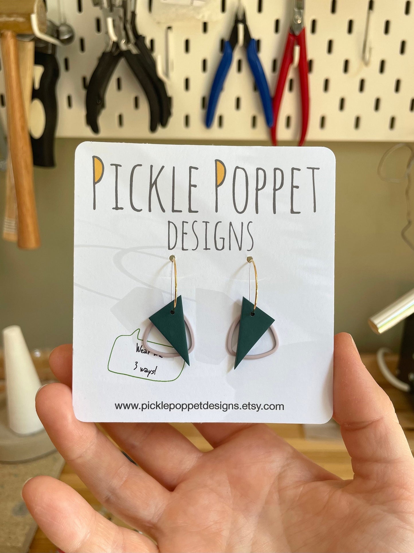 Triangle ‘Wear 3 Ways’ Earrings